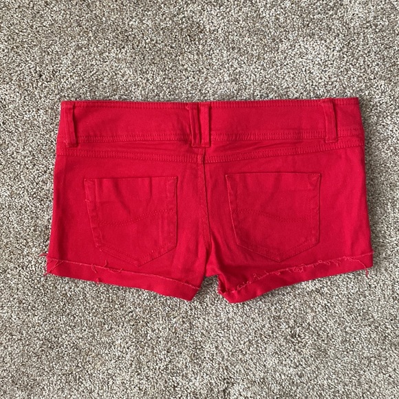 Blue Asphalt Distressed Denim Cuff Shorts - Picture 9 of 13